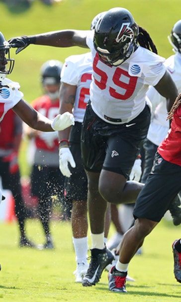 Falcon's Freeman keeps spirits up as he awaits new contract